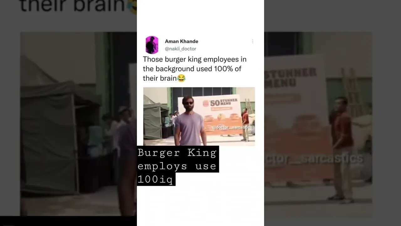 manna padaga burger king la employs ka dimag
