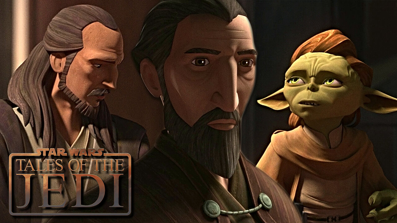 Count Dooku Meets With Qui-Gon Jinn For The Last Time Scene - Star Wars: Tales Of The Jedi