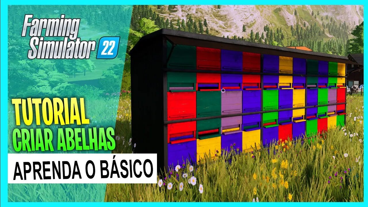 ▶️CRIAÇÃO ABELHAS MUITO TOP NO FARMING SIMULATOR 22