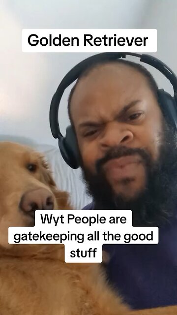 Okay fellow white people, it’s time to stop gatekeeping Golden Retrievers!
