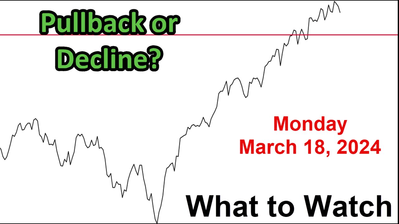 S&P 500 What to Watch for Monday March 18, 2024