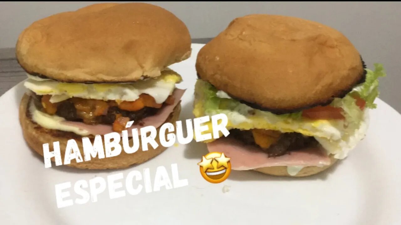 Hambúrguer Especial - Uma maneira diferente de preparar essa Delícia!!!!