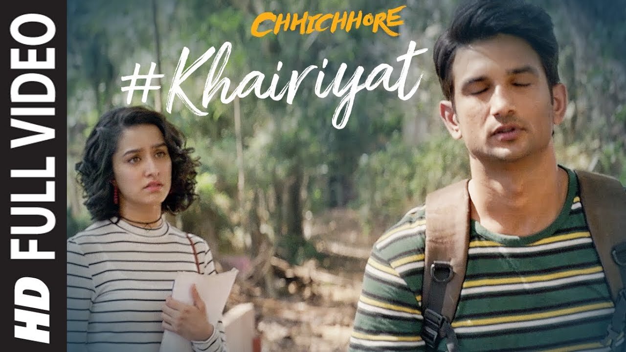 Full Song: KHAIRIYAT (BONUS TRACK) | CHHICHHORE | Sushant, Shraddha | Pritam, Amitabh B|Arijit Singh