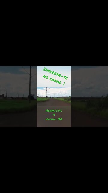 Honda Civic x Hyundai i30. #desafio #viral #likeforlikes #brasil #racing #racha #i30 #civic