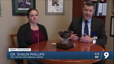 Canyon Vista Hospital Award