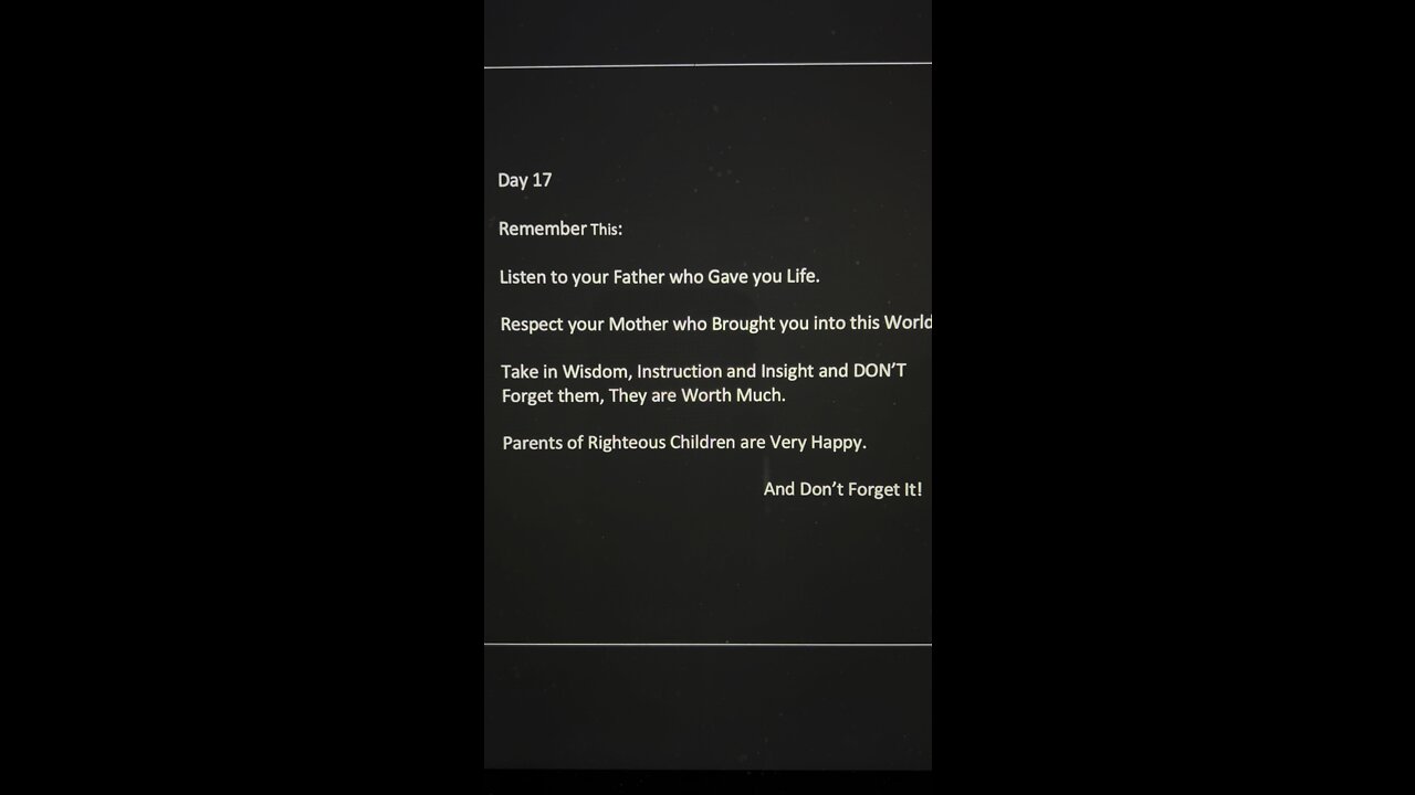 Professional Parenting Verbiage Day 17
