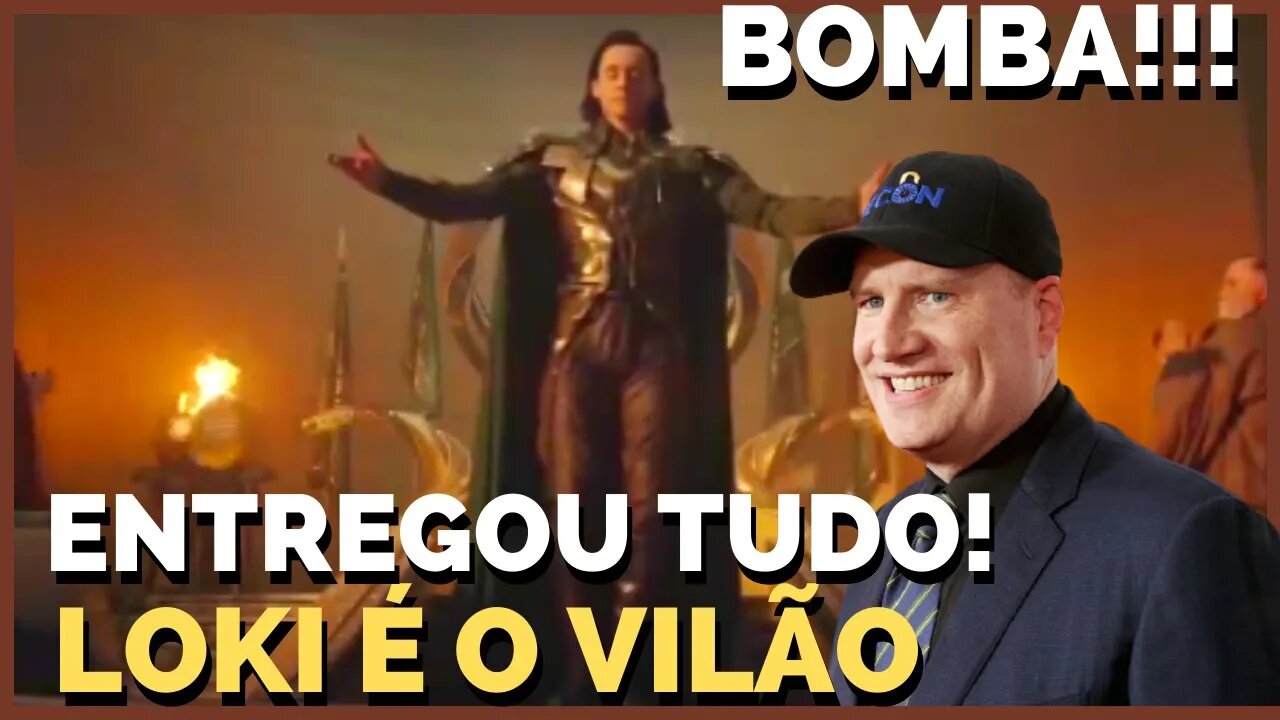 BOMBA!!! A MARVEL ENTREGOU TUDO, LOKI É O VILÃO!