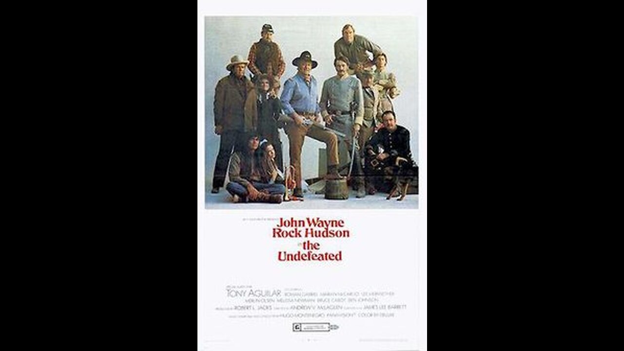 The Undefeated (1969 film), John Wayne and Rock Hudson. Western full movie