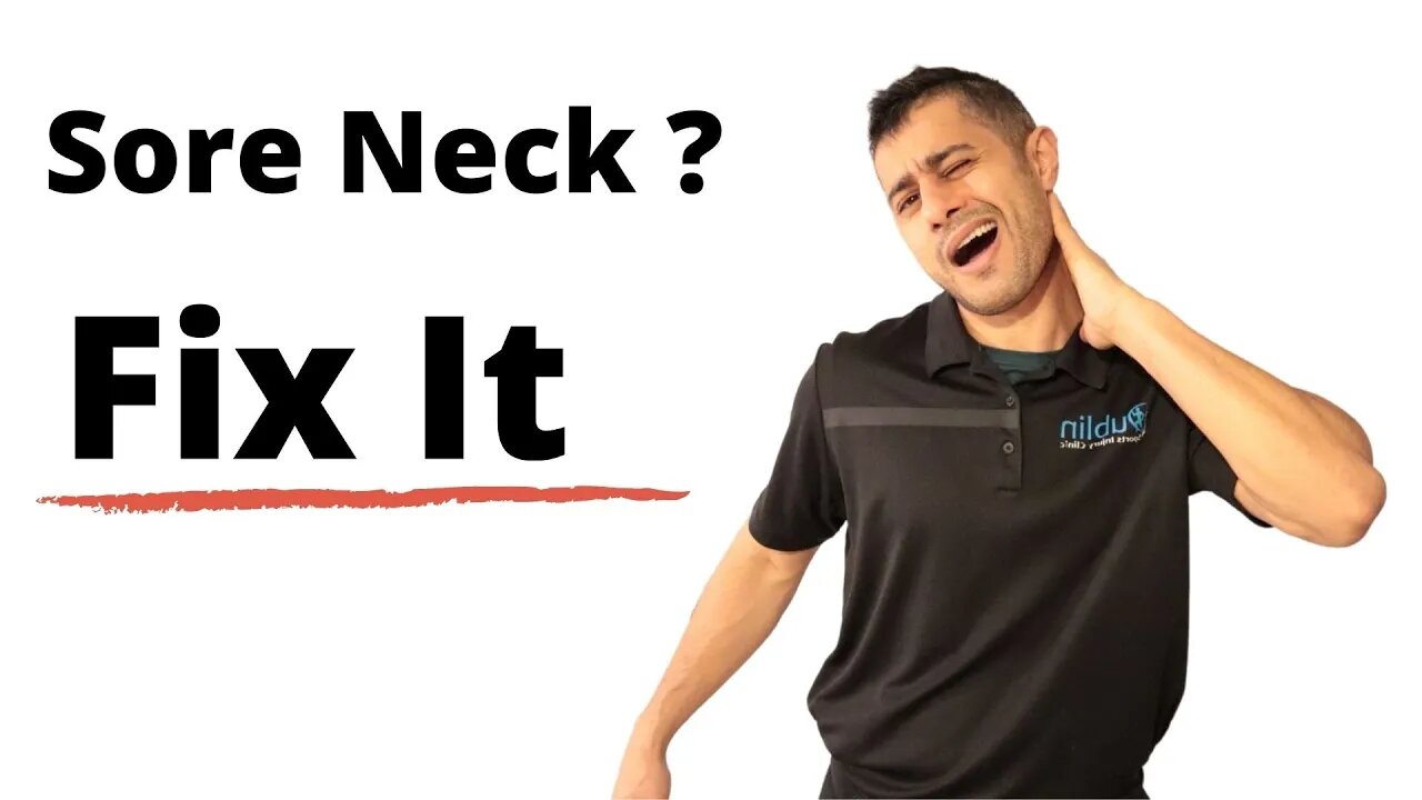 Sore neck relief exercises