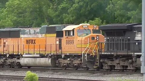 NS and CSX Train Meet from Berea, Ohio July 8, 2023