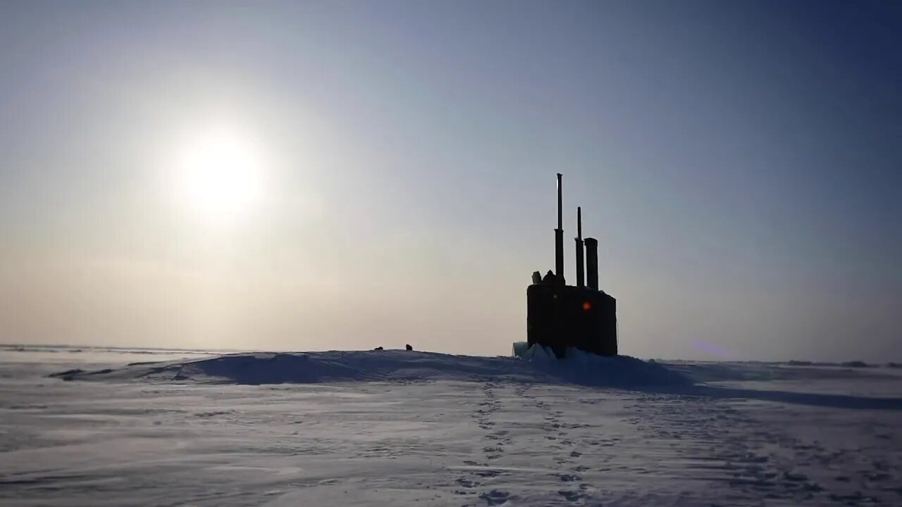 USS Toledo Arrives at Ice Camp Seadragon - Ice Exercise (ICEX) 2020