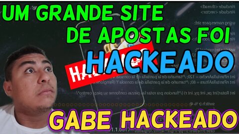 A PLATAFORMA DE APOSTAS GABE FOI HACKEDA HOJE,CRASH