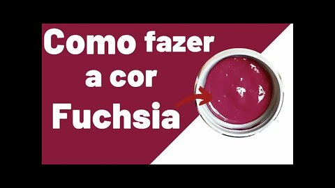 COMO FAZER A COR FUCHSIA MISTURA DE CORES