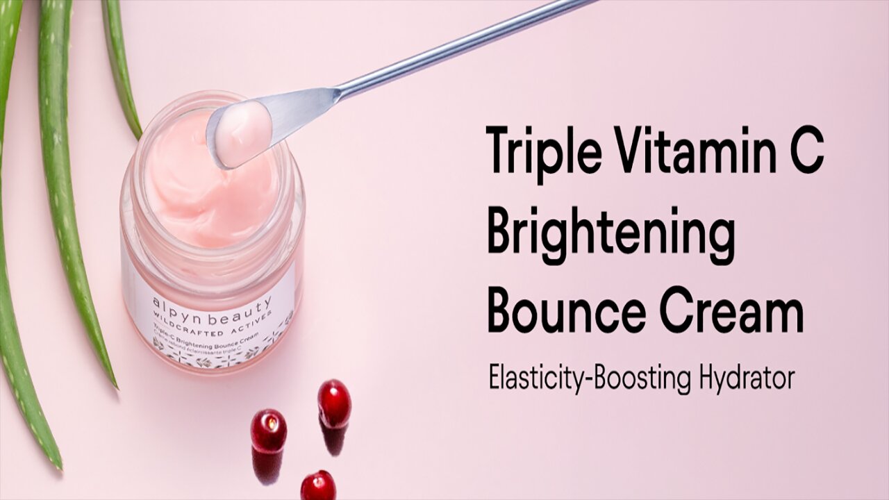 Alpyn Triple-C Brightening Bounce Cream | Hydrating Gel-Cream to Enhance Skin's Elasticity with Lasting Hydration | 1.7 oz / 50 ml