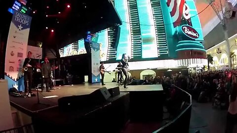 Gary Sinise's Lt. Dan Band ~ Fremont St, Las Vegas, 11/14/15