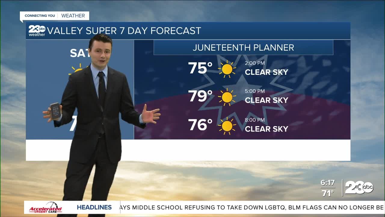 23ABC Evening weather update June 17, 2022