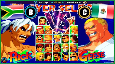 Real Bout Fatal Fury 2: The Newcomers (Tactiqs Vs. KetoRKN31) [South Africa Vs. Mexico]