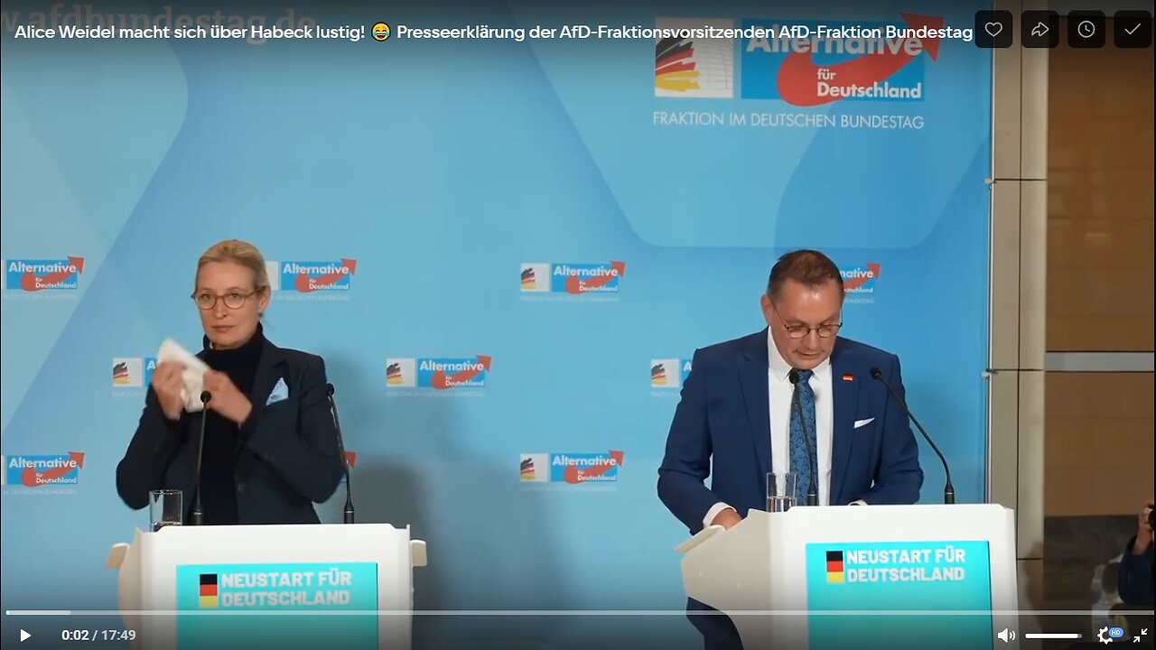 Pressekonferenz der AFD