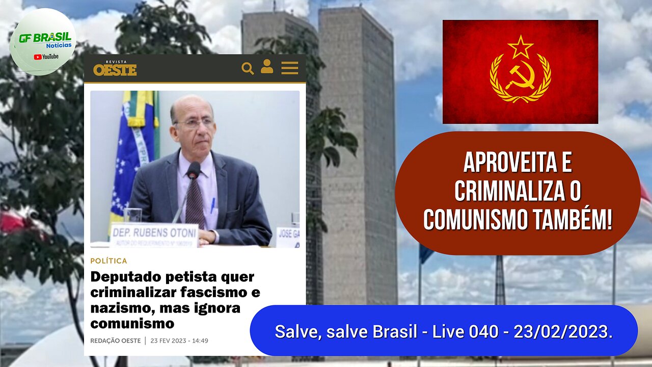 GF BRASIL Notícias - Atualizações das 21h - Live 040 - 23/02/2023!
