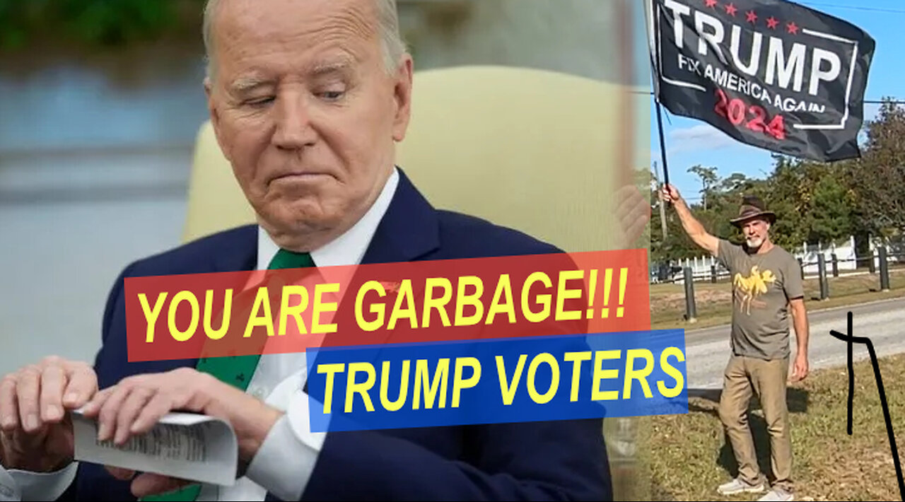 Trump Voters Are Garbage ~ CHEATING LYING DEMOCRATS