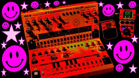 Dusk 'til Dawn Acid - TD3 Behringer TD-3 Bass Line Synth - RD6 Drum Machine RD-6 - MS-70CDR - DR600