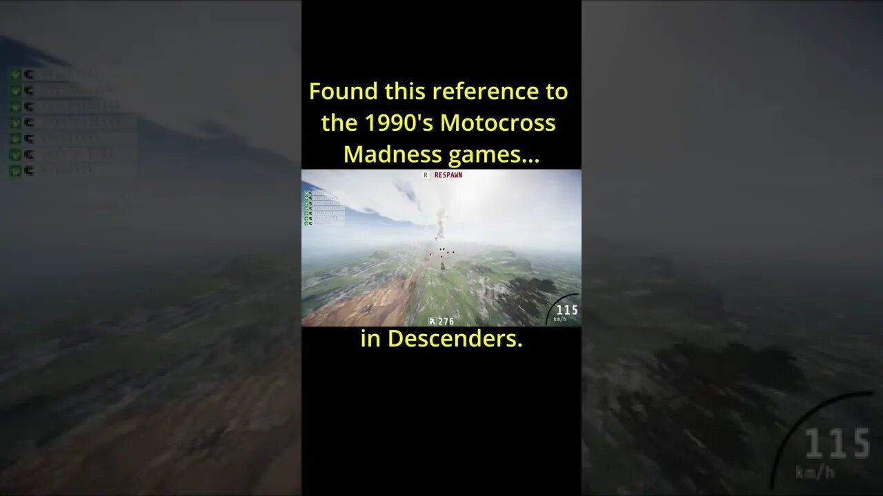 Motocross Madness Reference in Descenders