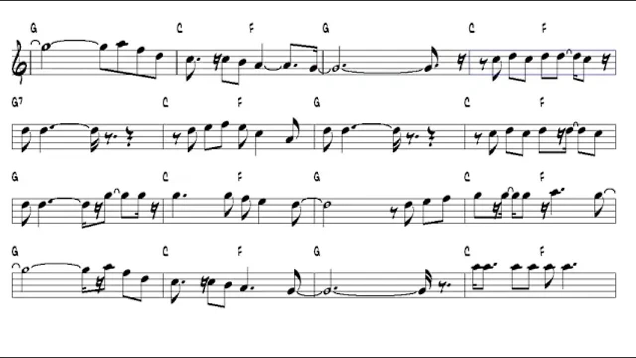 Guantanamera Joe Dassin Alto Sax