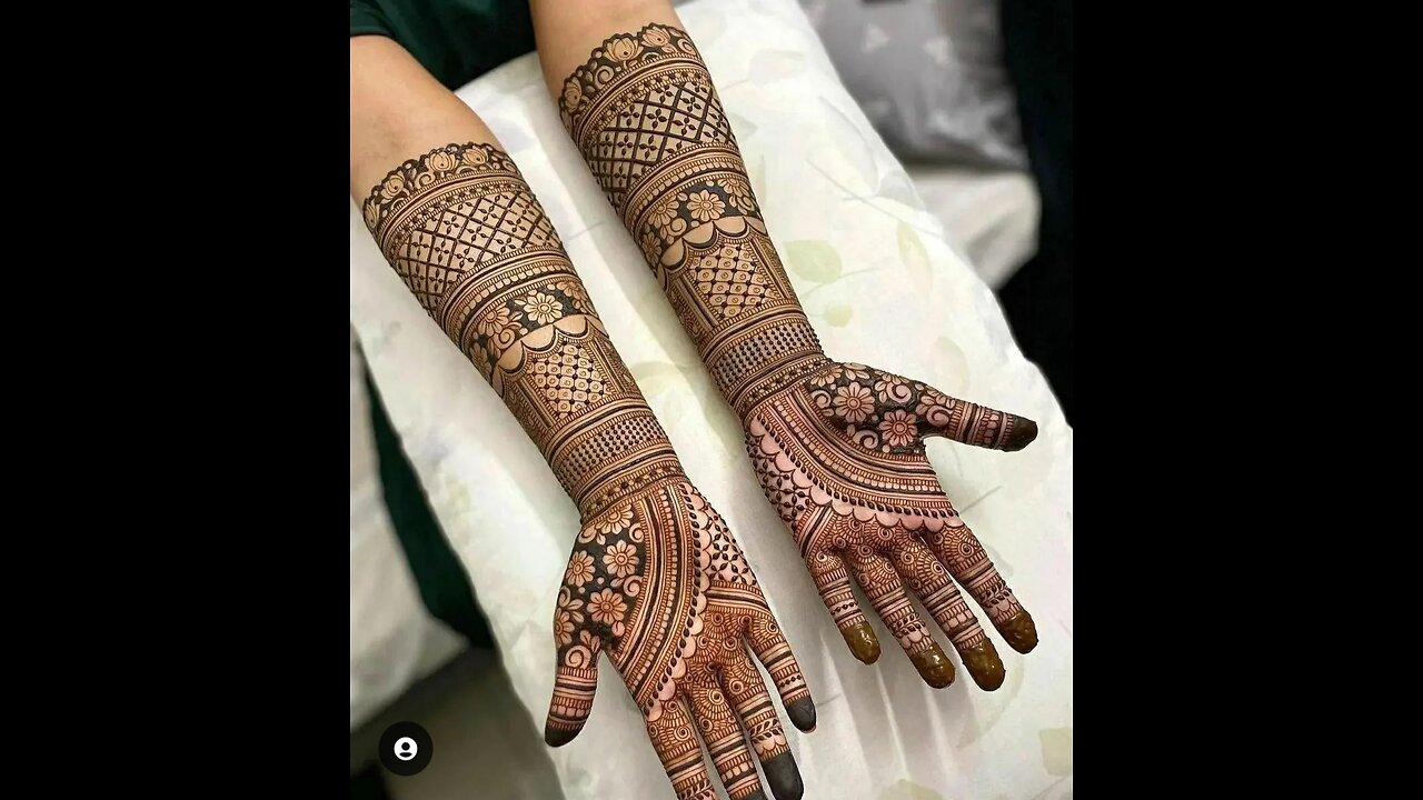 Beautiful mehandi design 💓❤💓❤