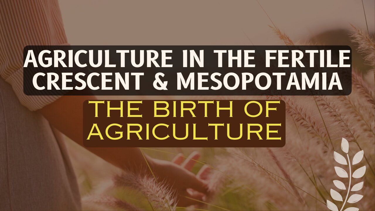 The Agriculture Revolution | Agriculture in the Fertile Crescent & Mesopotamia"