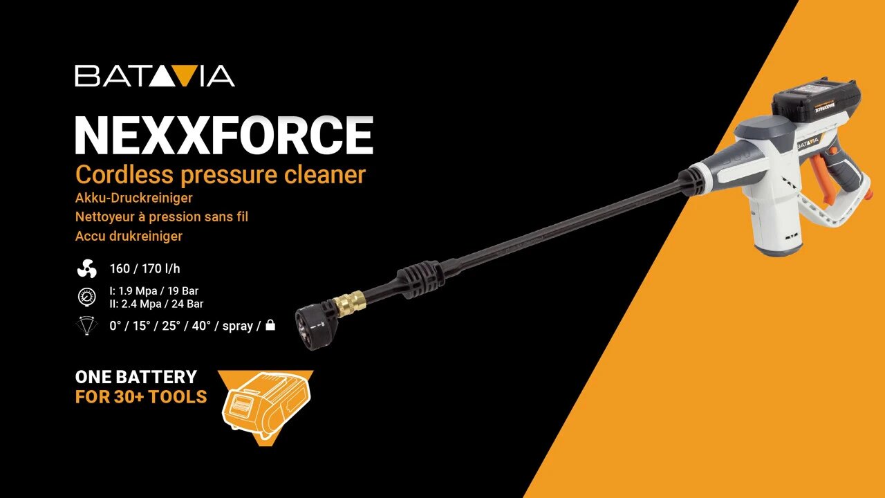 Tim Coronel - Batavia NEXXFORCE Mobile pressure cleaner