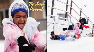 DaBaby Takes Daughters On A Winter Vacation! ⛷