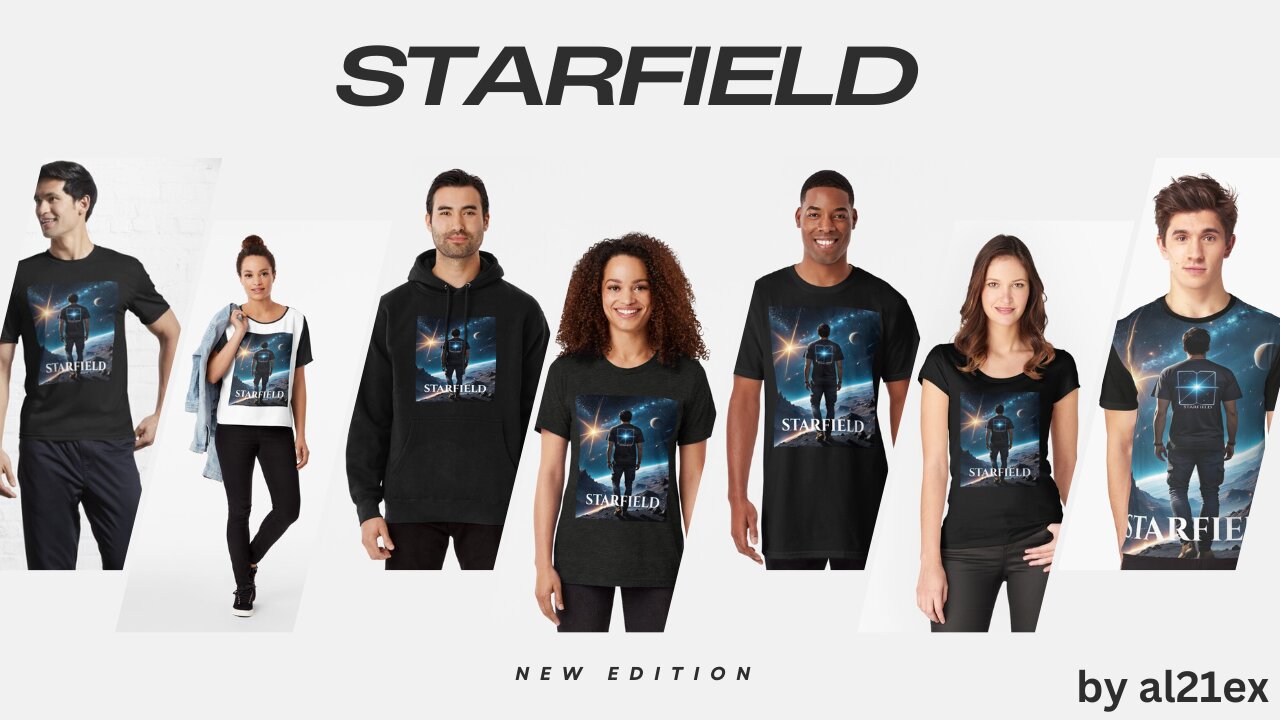 Bethesda Starfield | Starfield Game | Bethesda Starfield Game T-shirt & Merch design by al21ex