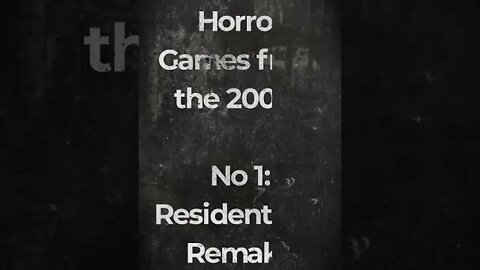 13 Best Horror Games from 2000s no 1: Resident Evil Remake #shorts