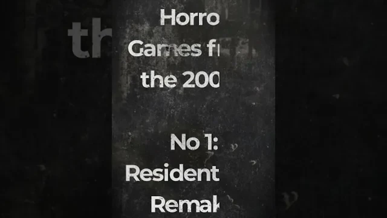 13 Best Horror Games from 2000s no 1: Resident Evil Remake #shorts