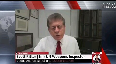 Israel behind Syria attack not turkey Scott Ritter ex Un weapon inspector & judge Andrew napolitano.