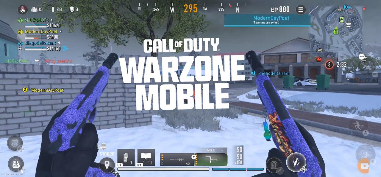 Warzone Mobile last gameplay before new update Android Gameplay S23 Ultra Max Graphics.