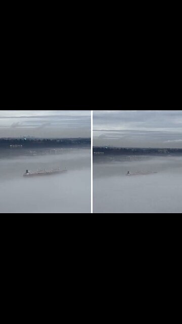 Footage shows what a really foggy day in New York looks like