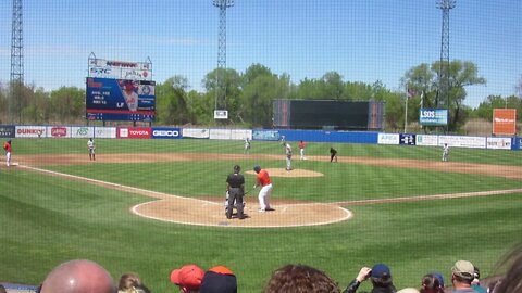 Tebow 1st ab Syracuse vs Columbus 5 18 19 2nd inning