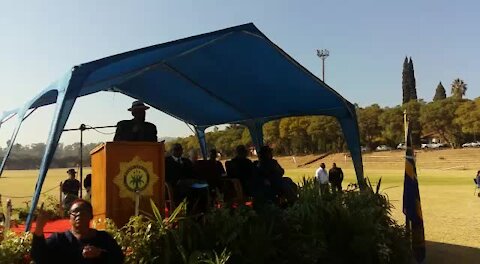 SOUTH AFRICA - Pretoria - Bheki Cele - 'take a child to work' campaign (tKo)