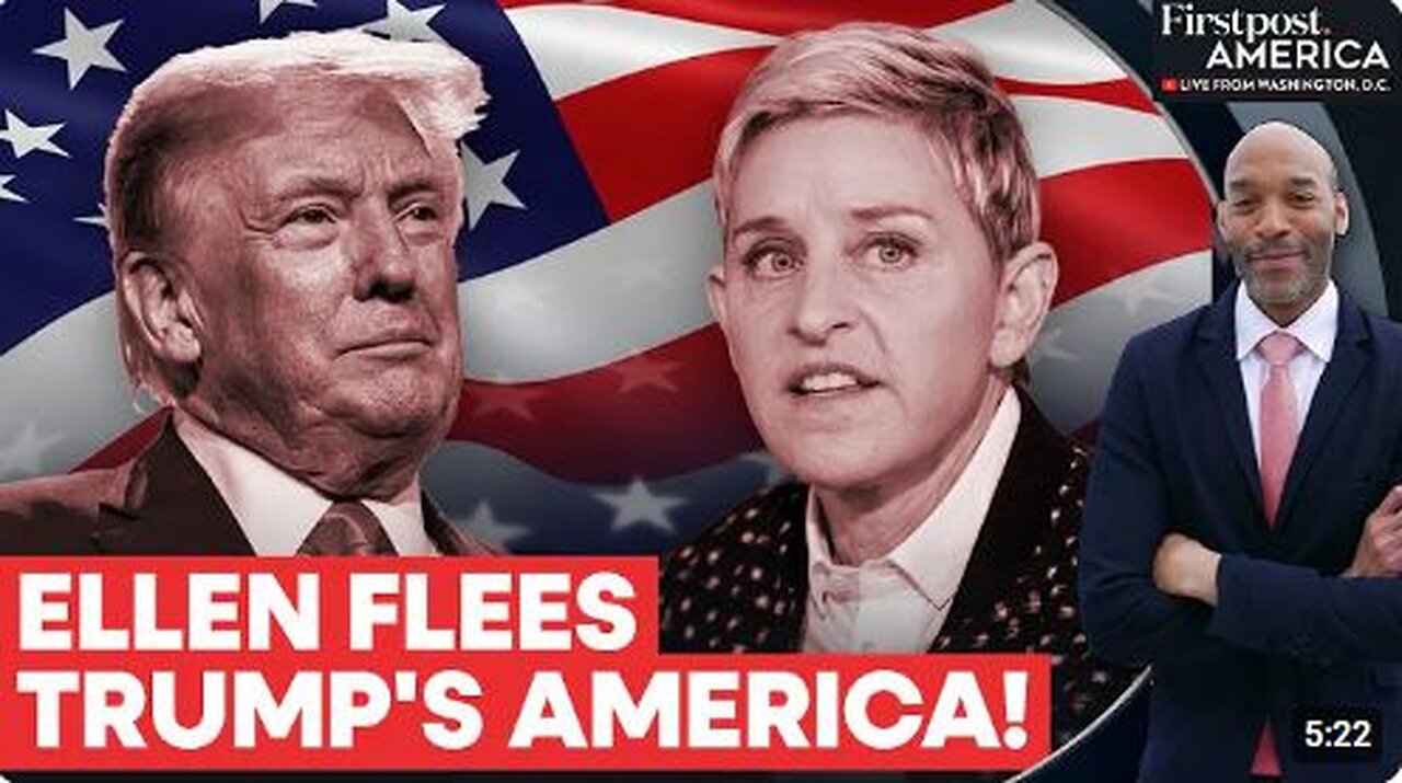 Ellen DeGeneres Flees the US After Donald Trump Wins Election | Firstpost America