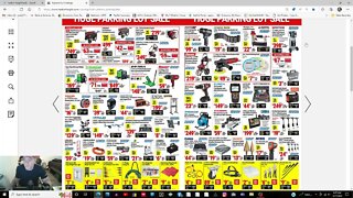 Harbor Freight Huge Parking Lot Sale