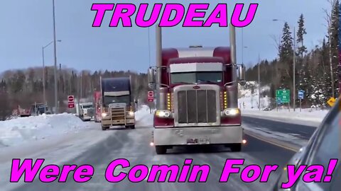 TRUDEAU we're coming for you! (Convoy tribute)