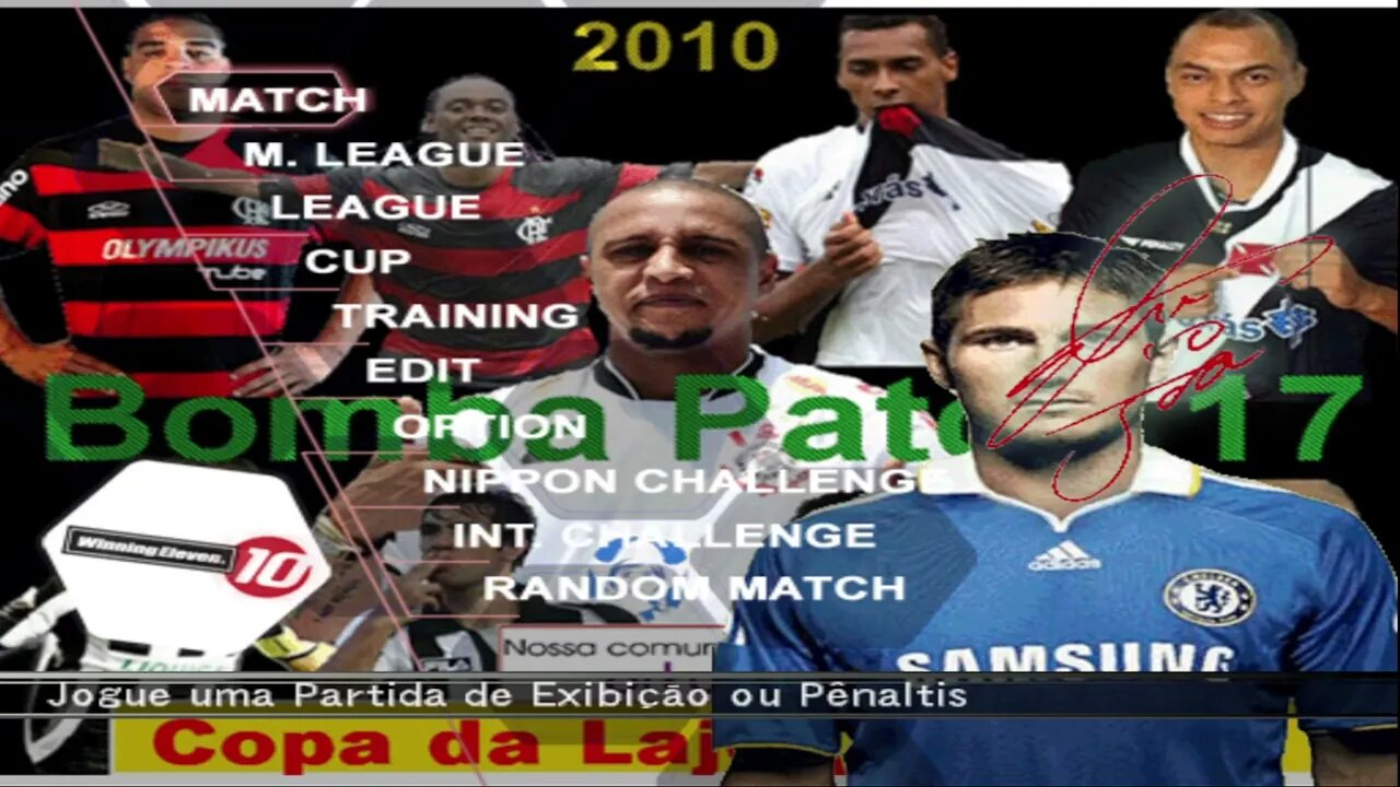 🚨 BOMBA PATCH 17 OFICIAL BRASILEIRÃO 2010 (PS2) ISO! (PC, ANDROID, PLAYSTATION 2)