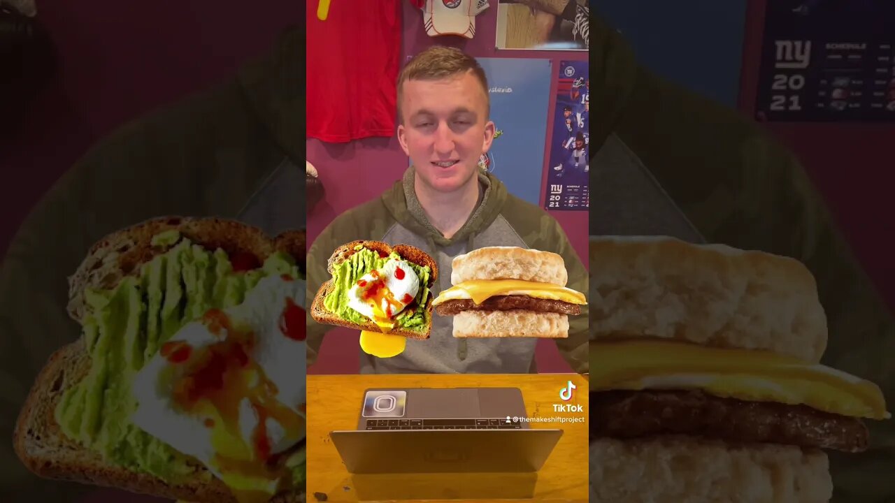 This or That?! Food! Comment Your Picks! #fyp #foodtok #breakfast #porkroll #cookies