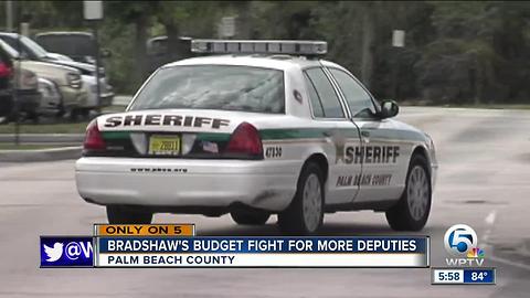 Palm Beach County Sheriff's Office asks for more money to hire more deputies