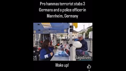 Pro Hamas terrorist ￼stabs 3 germans & a police officer ￼