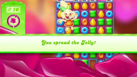 Candy Crush Jelly Saga Level 72