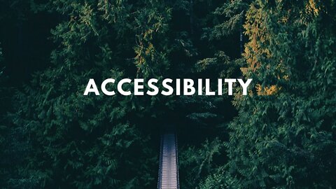 ACCESSIBILITY | MY EXPERIENCE