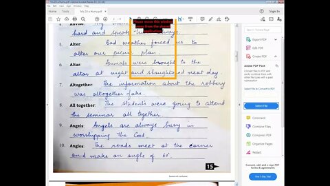 English B class 7 20 04 2021