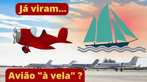 Avião Movido à Vela de Barco [ CURIOSIDADE ] #avião #aviação #vela